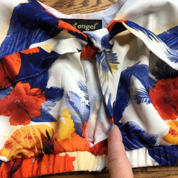 Like An Angel 2 Piece Set Tropical Print - Picture 5 of 16